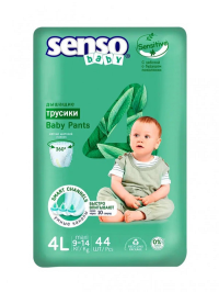 ПРОДУКТЫ ДЛЯ ДЕТЕЙ БелЭмса БелЭмса трусики Senso baby Sens. Maxi 4L (9-15кг) N44